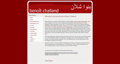 Desktop Screenshot of benoitchalland.net
